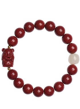 保真朱砂手串本命年十二生肖鼠牛