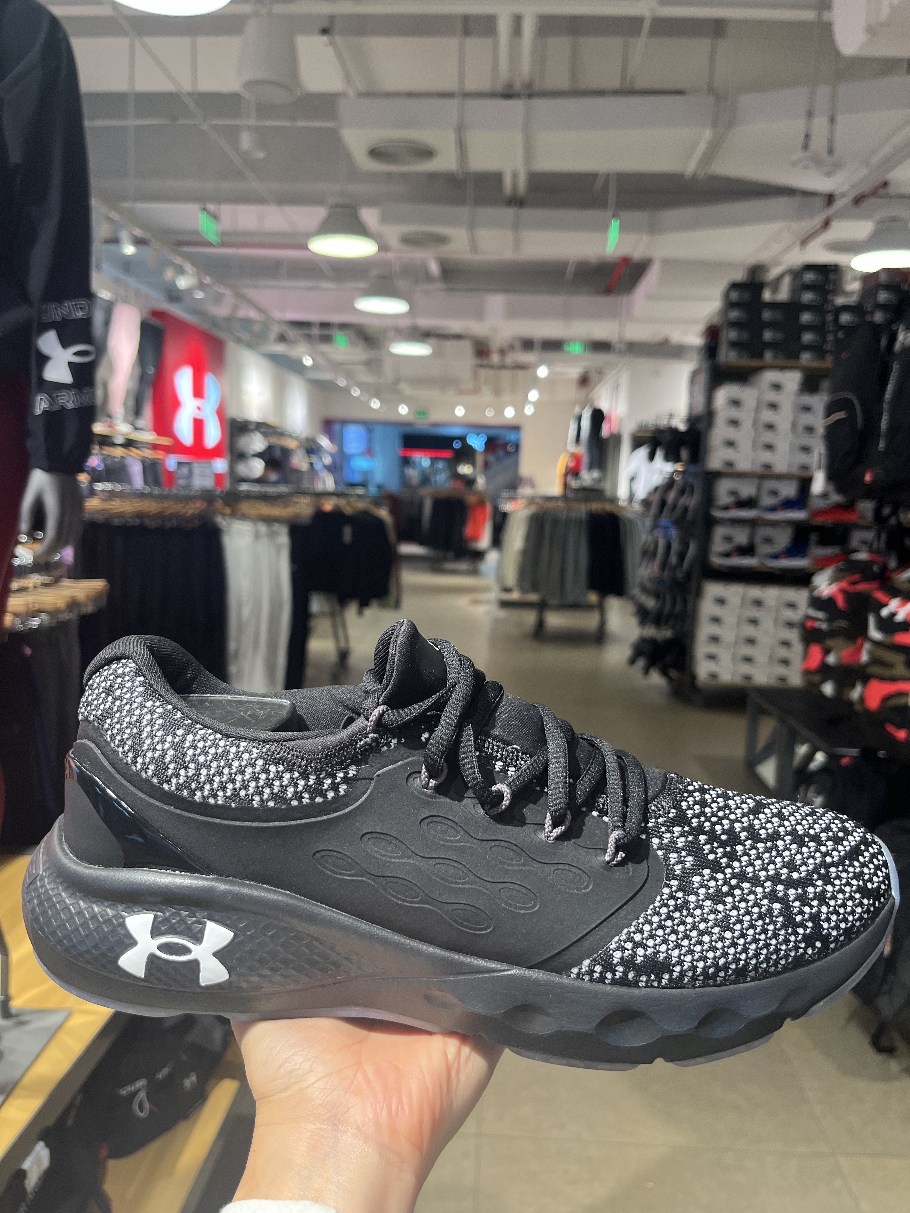 【新品】安德玛官方UA Charged男子针织运动训练鞋跑步鞋3024699