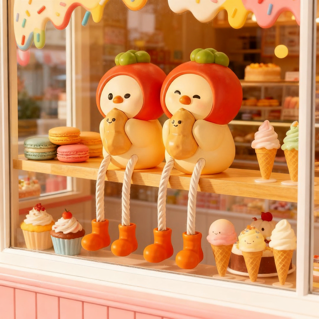 可爱治愈胡萝卜桌面摆件