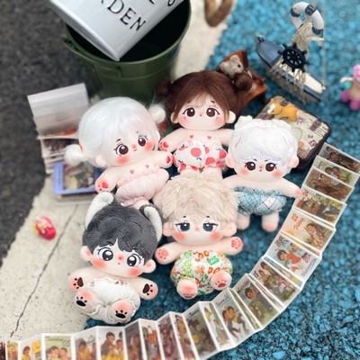 现货10cm/20cm棉花娃娃娃衣可爱卡通面包裤面包裤9.99r包邮