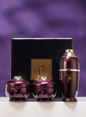 专柜正品 whoo后还幼凝颜中小样三件套装还幼膏4ml眼霜4ml精华7ml