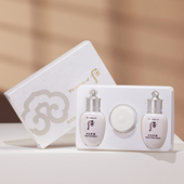 专柜中小样whoo后雪玉凝美白3件套 水乳面霜三件套盒保湿 美白提亮