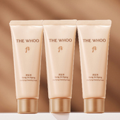 3支打包 whoo后拱辰享气韵生润颜洁面膏洗面奶40ml中小样舒缓清洁