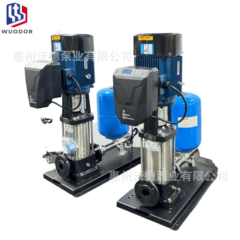 不锈钢全自动滴罐离心泵智能变频农田灌溉送水泵组管件一体