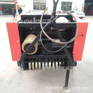 荥阳小麦秸秆打捆机 麦秸回收捡拾打捆机 拾草打包机厂家