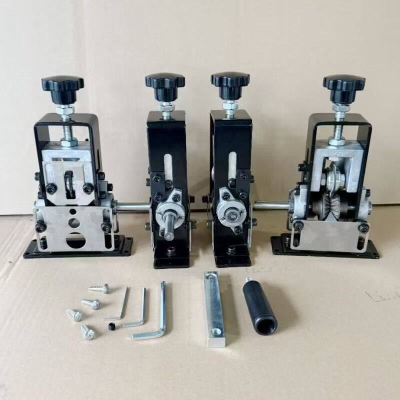 快速换刀小型剥线机 可接电钻手摇废旧电线去皮用剥线器