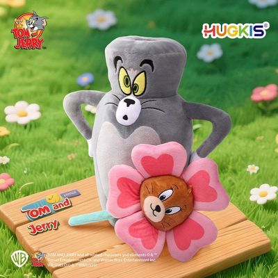 卡通花瓶毛绒玩具正版猫汤姆玩偶