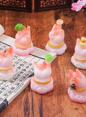 工艺品胖FUFU佛手寓意开运招財