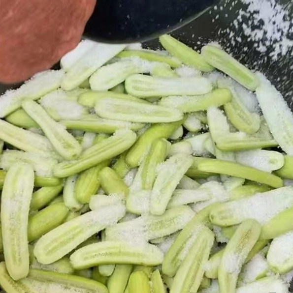 阳江大八瓜咸特产新鲜青瓜条现切现腌青瓜条干青瓜条干青瓜条干青