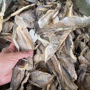 新货柴鱼皮鱼皮干货胶原蛋白凉拌香辣鱼皮明太鱼皮阳江海味干货