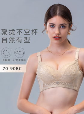 Rephresh/瑞法斯中厚杯调整型内衣无钢圈托胸女文胸丰满胸部5290