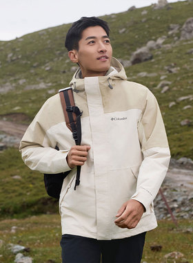 Columbia哥伦比亚秋冬新品银点热能外套男户外防水冲锋衣 XE5167