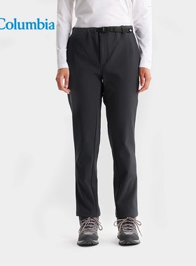 Columbia哥伦比亚秋冬新款女户外休闲银点热能保暖徒步长裤XR9829