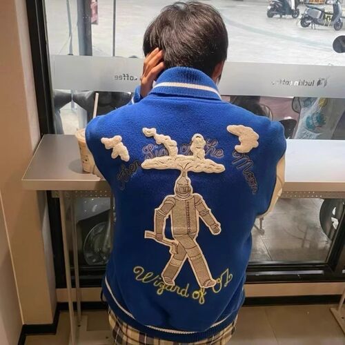 特大码300斤Vibe棒球夹克春秋