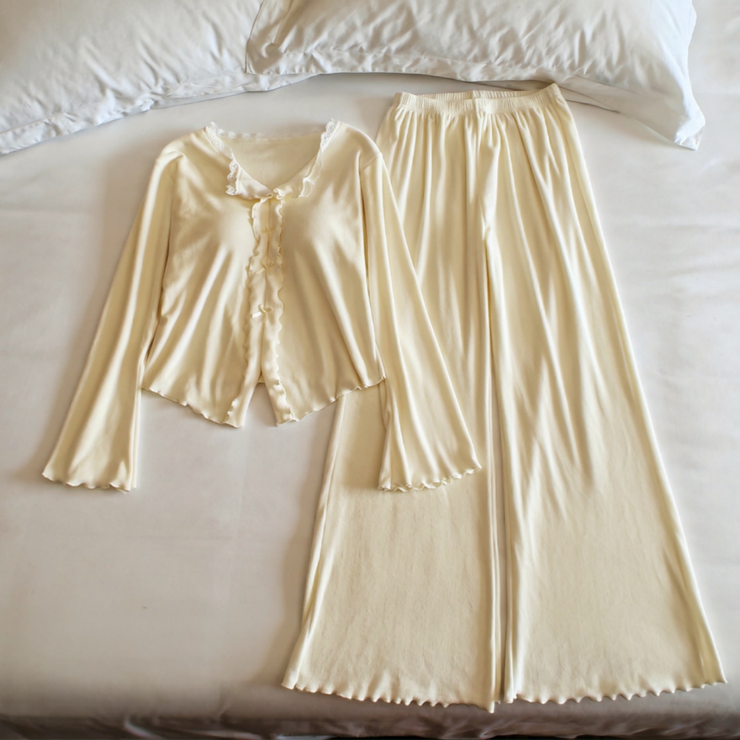双面海岛绒睡衣女春秋冬季家居服