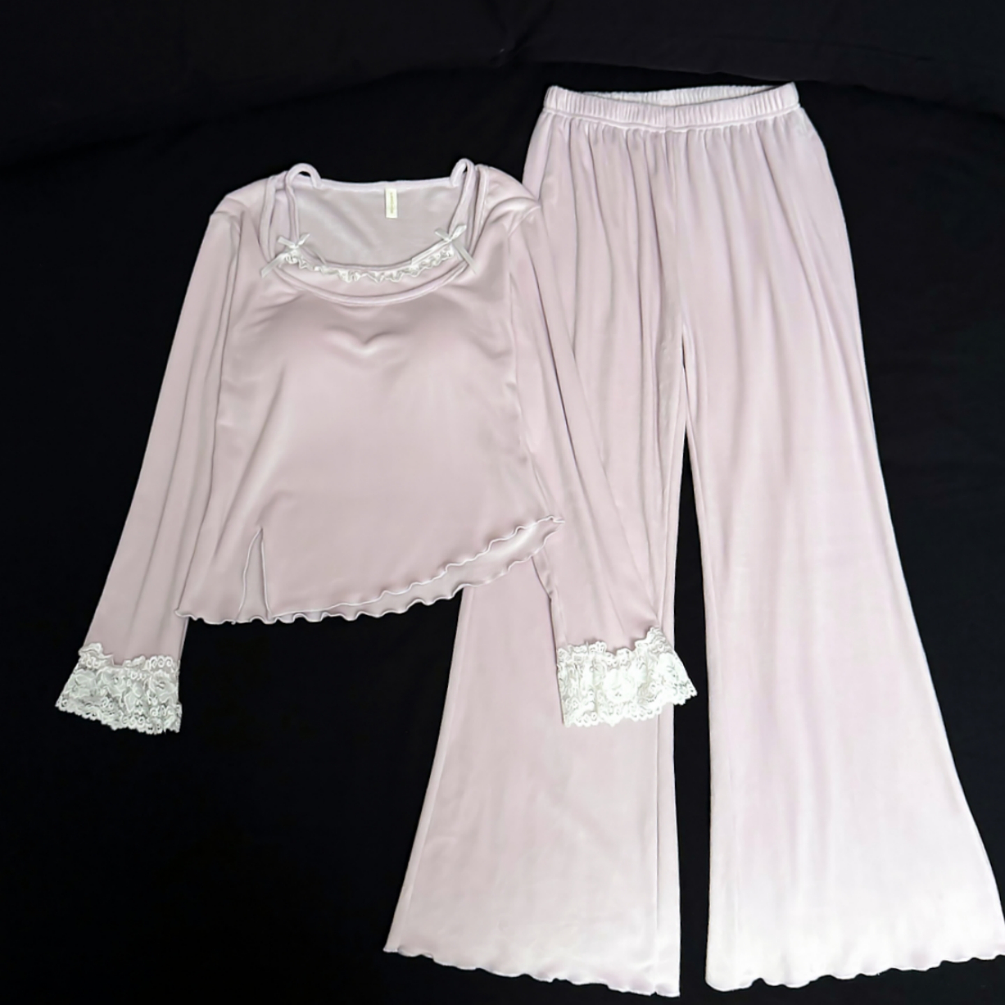 双面海岛绒睡衣女春秋冬季家居服