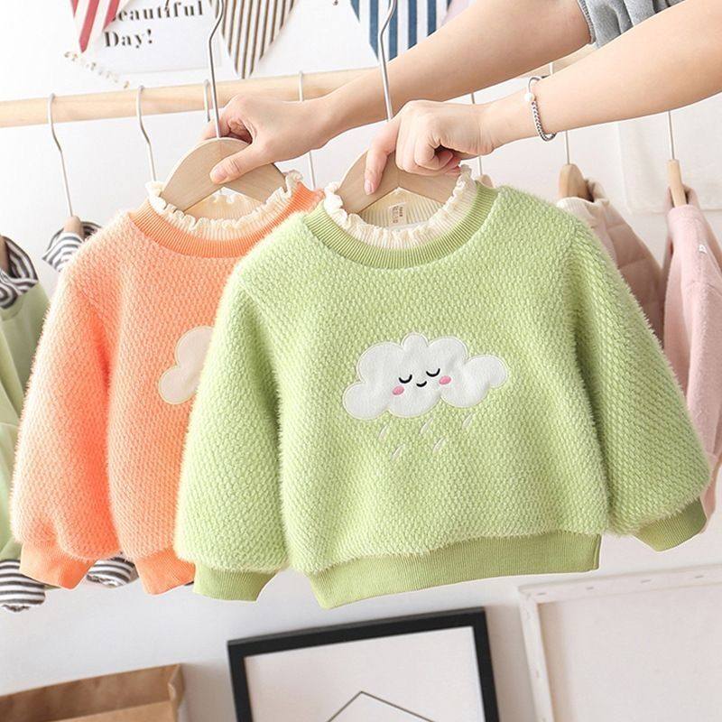 女童外套秋冬加厚童装女卫衣水貂绒加绒冬季儿童外套女保暖女宝宝,童装/婴儿装/亲子装,卫衣/绒衫,淘宝优惠券,粉丝福利购,淘宝优惠卷