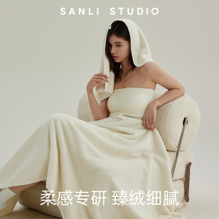 三利颜究所臻绒浴巾抗阴干菌新款 女成人毛巾厚 比全棉纯棉吸水男款