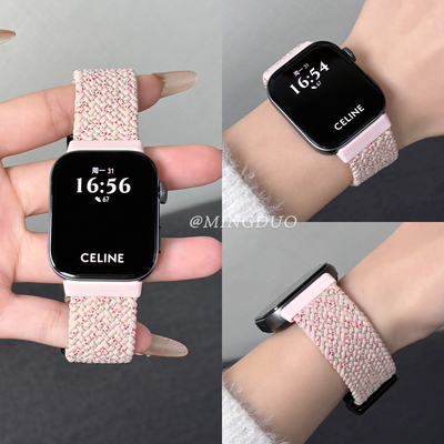 鸣铎新款fit3专用一体式编织表带