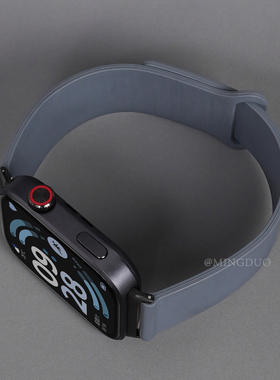 新款深灰色适用红米Watch6表带redmiwatch5手表男款4磁吸硅胶透气运动专用小米手环9pro秋冬女士8pro替换腕带