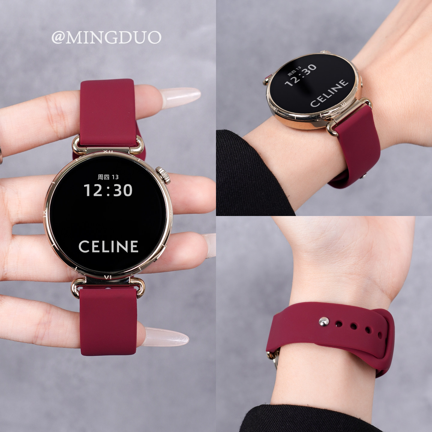 适用oppowatchx2mini手表表带女