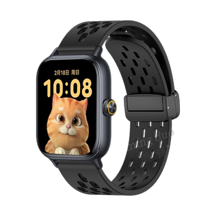 适用vivowatchgt表带iQOO手表表带iqoowatchgt洞洞硅胶透气腕带磁吸替换带男女GT智能watch3/2表带链配件新款