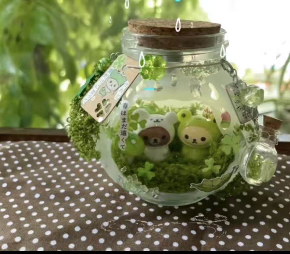 海边纪念品diy旅行收集瓶手掌旅游收纳海藻瓶手工diy
