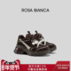 Bianca厚底真皮老爹鞋 女2025秋季 新款 Rosa 双系带增高休闲运动鞋