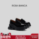 黑色小皮鞋 Rosa 新款 增高单鞋 Bianca厚底乐福鞋 女真皮2026春季