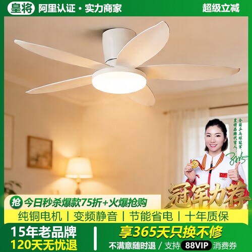 2026新款餐厅阳台过道风扇灯卧室