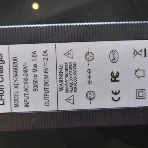 电动滑板车来Li-ion Charger 54.6v2a3a充电器线48v电池63V1.1A线