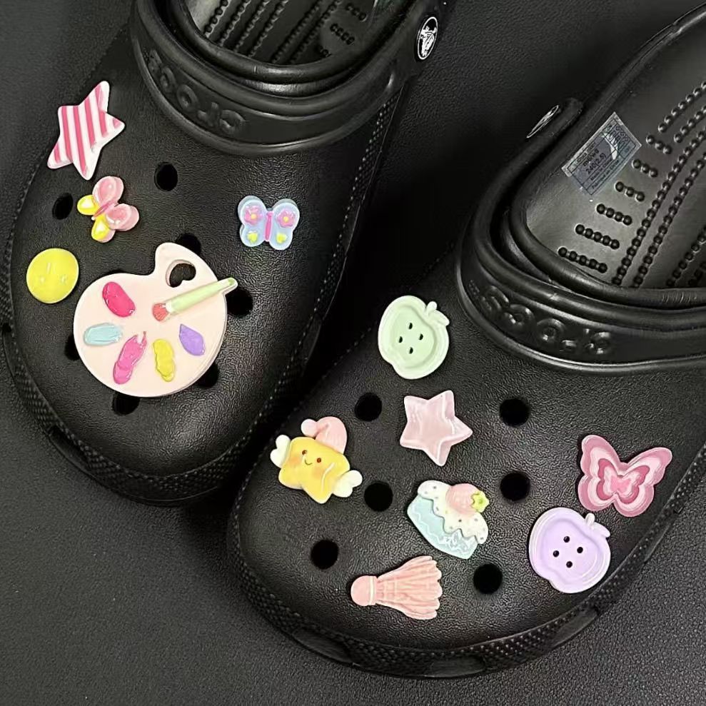 马卡龙画板新款鞋花装饰扣