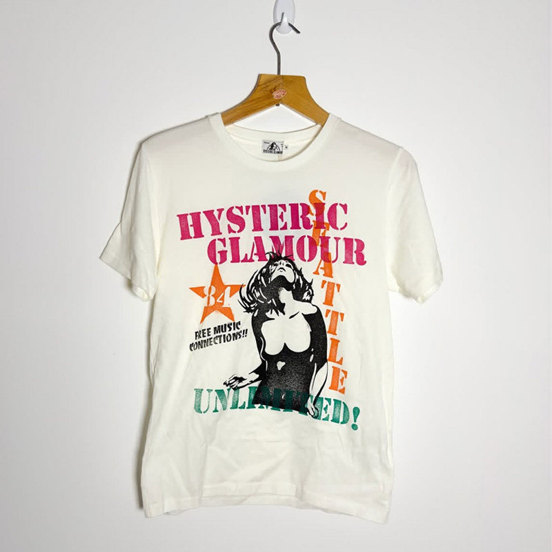 Hysteric Glamour 歇斯底里 视觉系 稀有印花女郎 短袖T恤图片