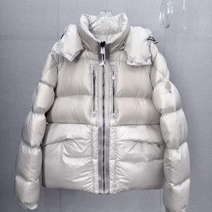 潮保暖短款 2025冬季 羽绒服女灰色男士 宋茜同款 泡芙面包服情侣 新款