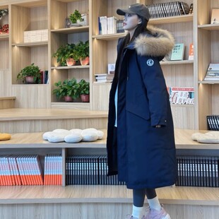 2025年新款 东北超厚大码 冲锋派克羽绒服女冬季 工装 滑雪服女 中长款