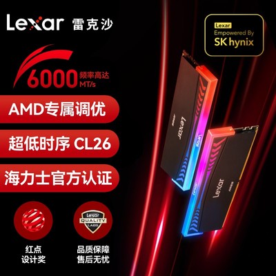 雷克沙DDR5内存条C26时序