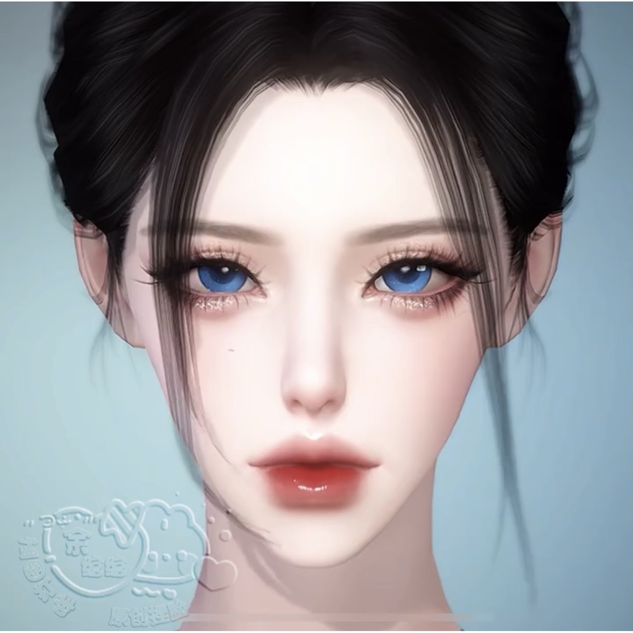 椰蓉 逆水寒手游捏脸全职业女通用 原版