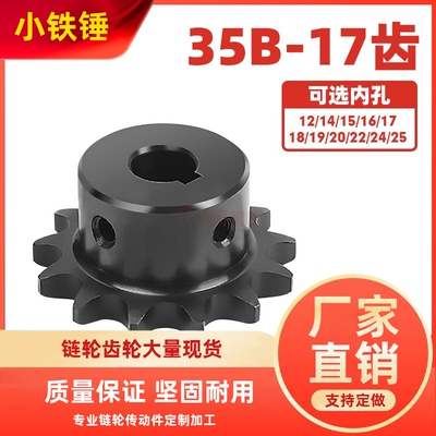 SP35B-17齿06C链轮45钢高