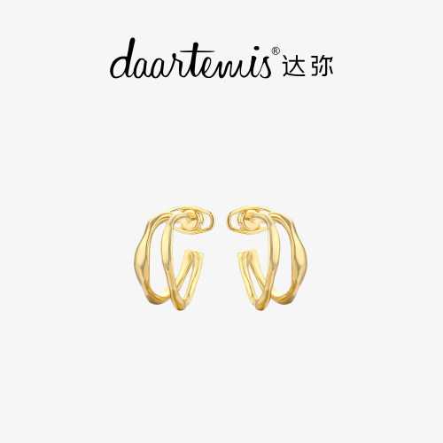 daartemis达弥秋冬双曲线耳环女