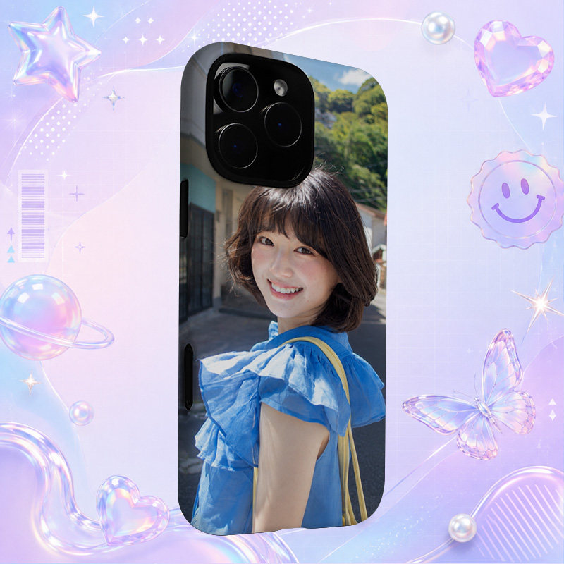 复古日本偶像真锅千惠美Chiemi Manabe蓝色连衣裙微笑写真适用于苹果三星华为小米手机壳防摔保护套镜头全包