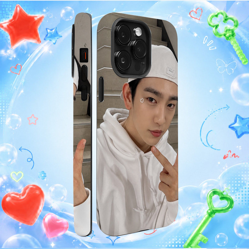 韩流男团GOT7成员朴珍荣Jinyoung潮流网红同款手机壳iPhone15防摔硅胶软壳小众创意情侣壳时尚苹果手机壳超薄