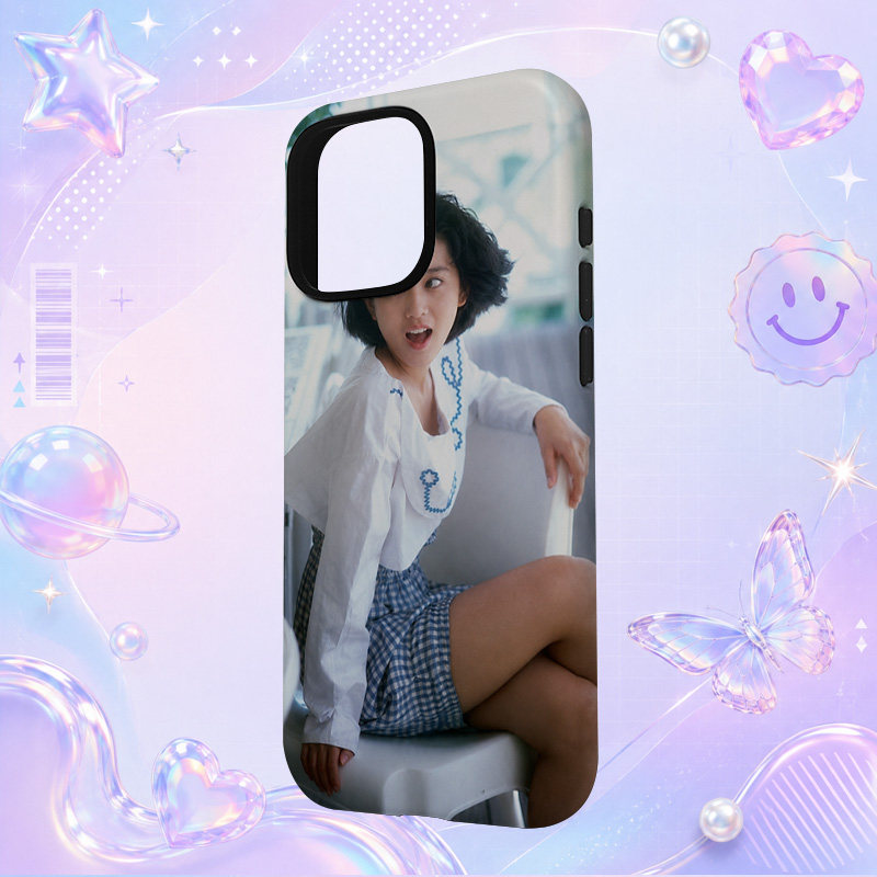 昭和日本偶像浅香唯Yui Asaka白色衬衫坐姿写真适用于苹果三星华为小米手机壳防摔保护套镜头全包