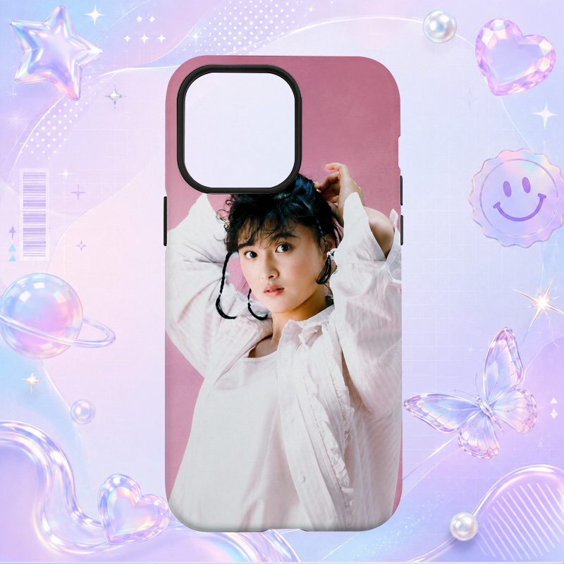 昭和日本偶像国生小百合Sayuri Kokusho白色衬衫举手写真适用于苹果三星华为小米手机壳防摔保护套镜头全包