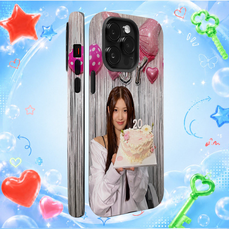 韩流女团偶像starJiyoon二十岁生日蛋糕写真潮流时尚硅胶软壳苹果手机壳防摔小众创意iPhone手机壳保护套