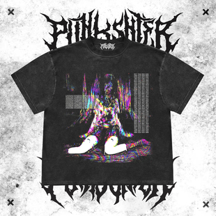 热爱造就 小众原创 Trendy brand 赛博朋克超酷ootd teeshirt tee