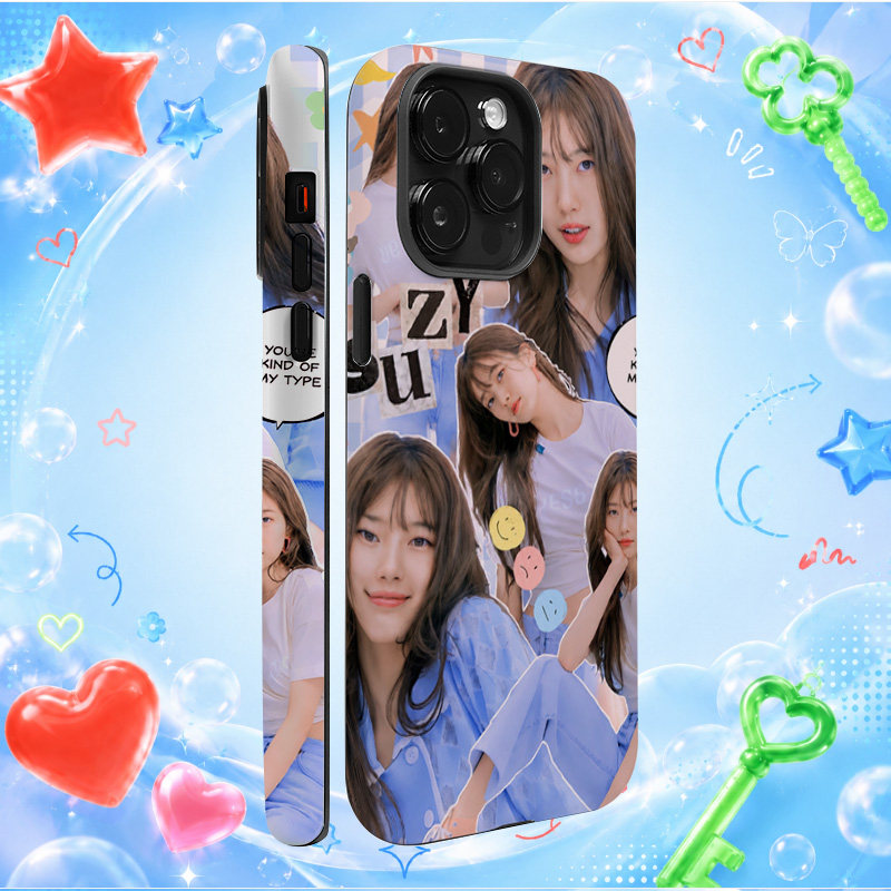 韩流明星裴秀智Suzy可爱潮流网红苹果手机壳防摔时尚硅胶软壳透明超防摔壳超薄时尚硬壳小众创意情侣潮牌iPho