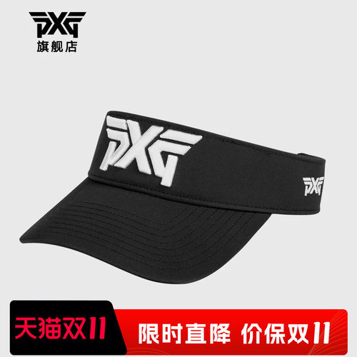 PXG高尔夫男士无顶帽黑白色