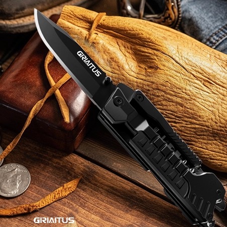 户外多功能高硬度折叠刀EDC便携钛合金维修工具开瓶器多功能组合