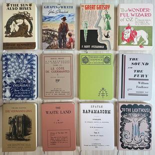 名著经典 盖茨比绿野仙踪到灯塔去 封面A6笔记本傲慢与偏见了不起