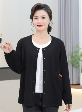 特大码中长休闲外套棒球服